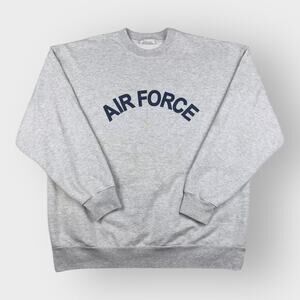 Vintage United States Air Force Sweatshirt Size L Gray Crewneck